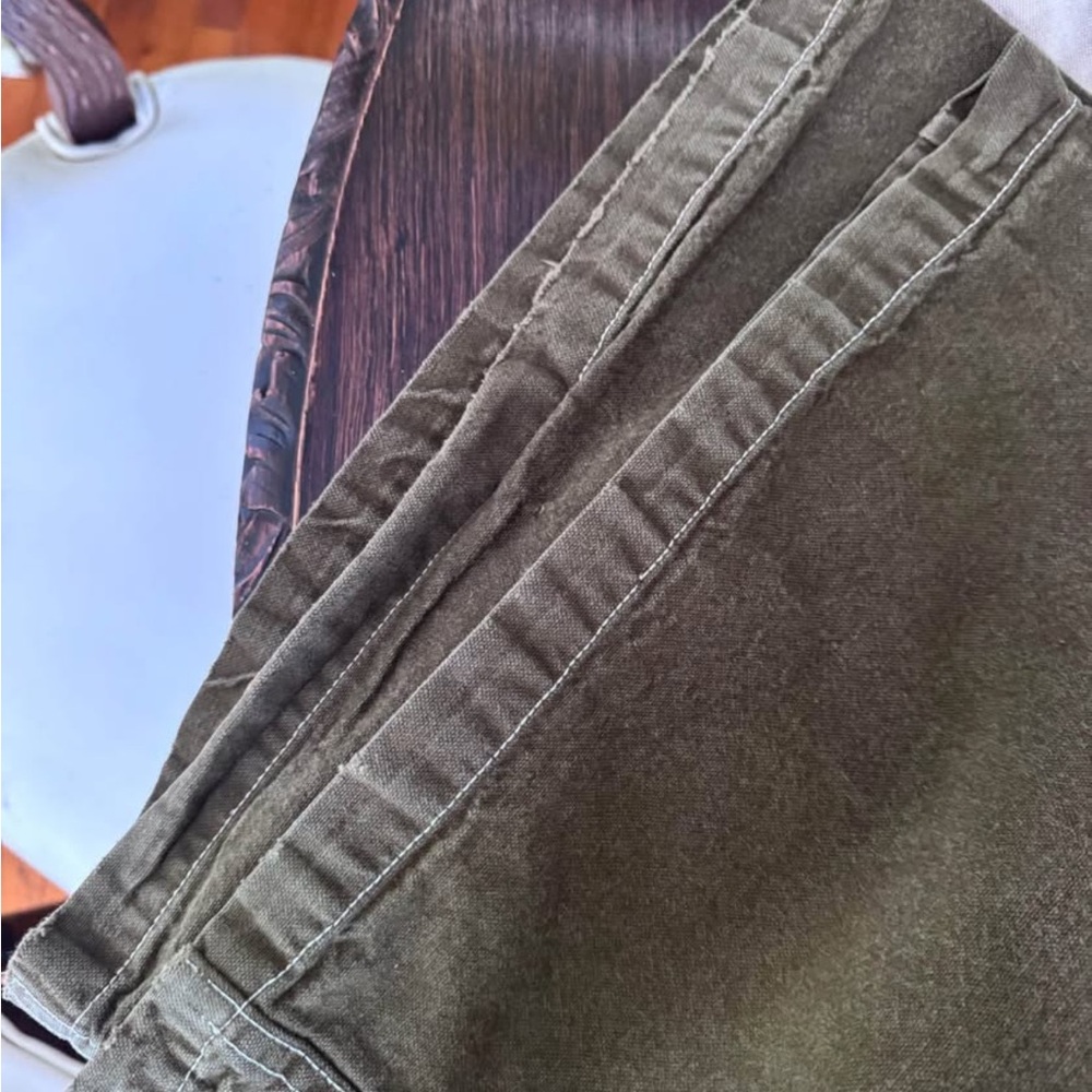 Original KikWear from mid 1990’s Green Cargo wide leg pants